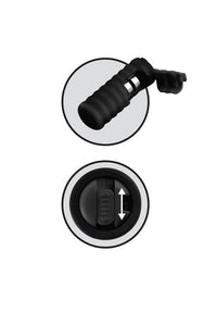 Thumbnail for Pipedream - Fetish Fantasy Limited Edition - Vibrating Silicone Nipple Lassos - Black - Stag Shop