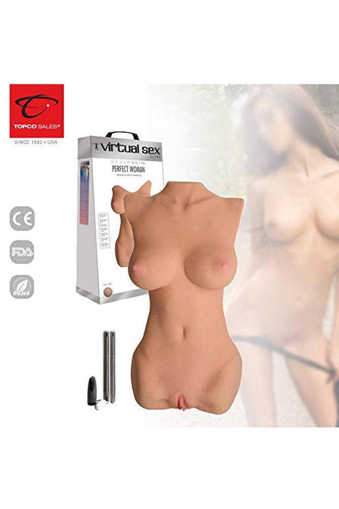 Topco - Virtual Sex - Cyberskin Perfect Woman - Light - Stag Shop