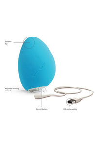 Thumbnail for We-Vibe - Wish Rechargeable Vibrator - Blue - Stag Shop