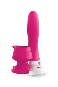 Thumbnail for Pipedream - 3Some - Wall Banger Deluxe Vibrator - Hot Pink - Stag Shop