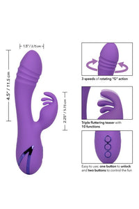 Thumbnail for Cal Exotics - California Dreaming - West Coast Wave Rider - Dual Vibrator - Purple - Stag Shop