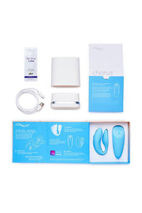 Thumbnail for We-Vibe - Chorus Adjustable Dual Couples Vibrator - Blue - Stag Shop