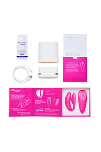 Thumbnail for We-Vibe - Chorus Adjustable Dual Couples Vibrator - Pink - Stag Shop