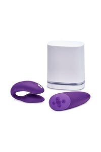 Thumbnail for We-Vibe - Chorus Adjustable Dual Couples Vibrator - Purple - Stag Shop