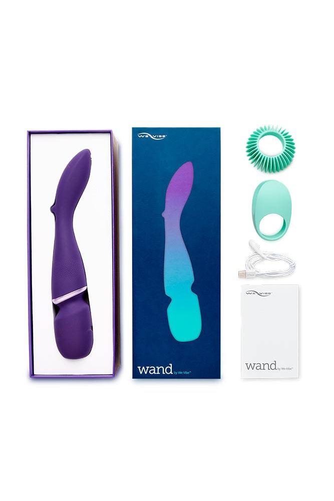 We-Vibe - Wand Cordless Rechargeable Massage Wand - Purple - Stag Shop