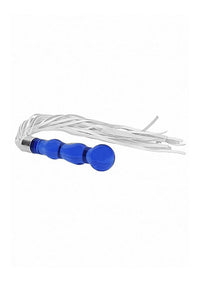 Thumbnail for Shots Toys - Chrystalino - Whipster Glass Whip & Dildo - Blue - Stag Shop