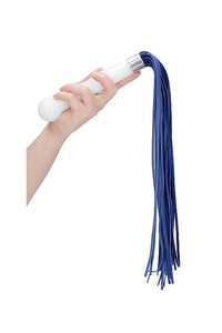 Thumbnail for Shots Toys - Chrystalino - Whipster Glass Whip & Dildo - White - Stag Shop