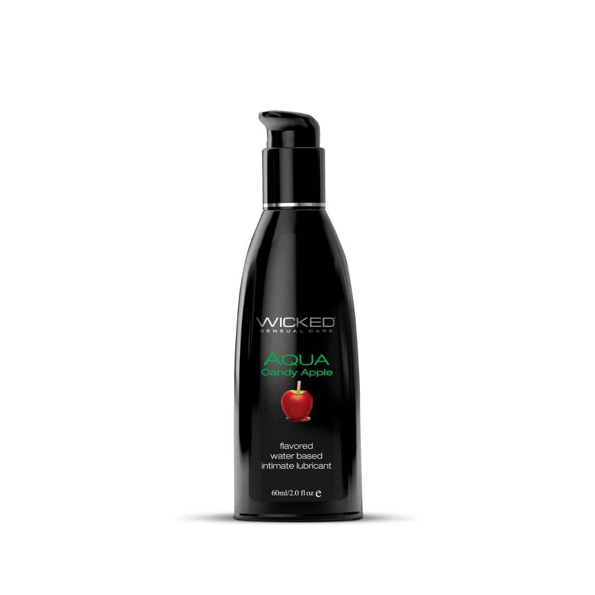 Wicked Sensual Care - Aqua Flavoured Lubricant - Candy Apple - 2oz - Stag Shop
