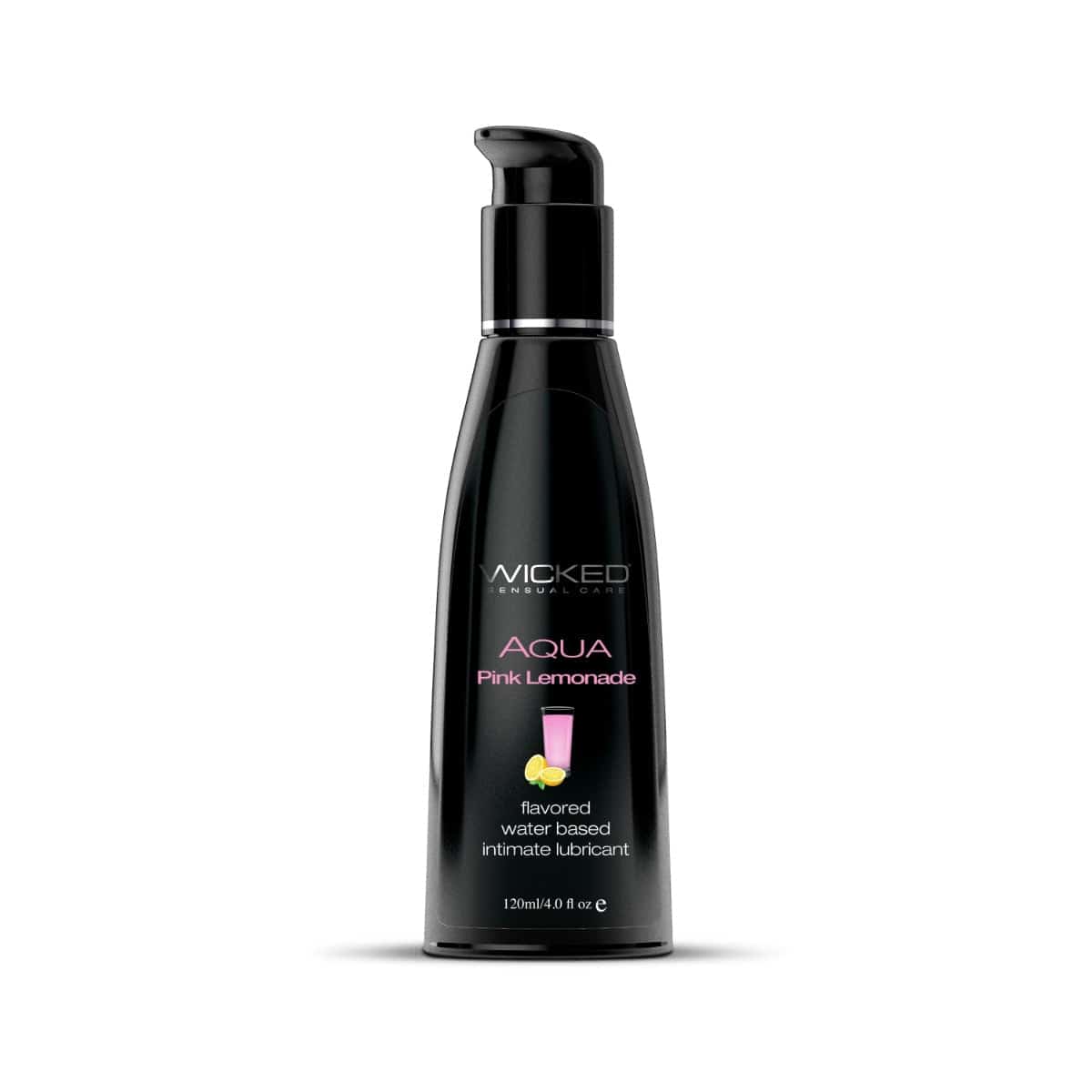 Wicked Sensual Care - Aqua Flavoured Lubricant - Pink Lemonade - 4oz - Stag Shop