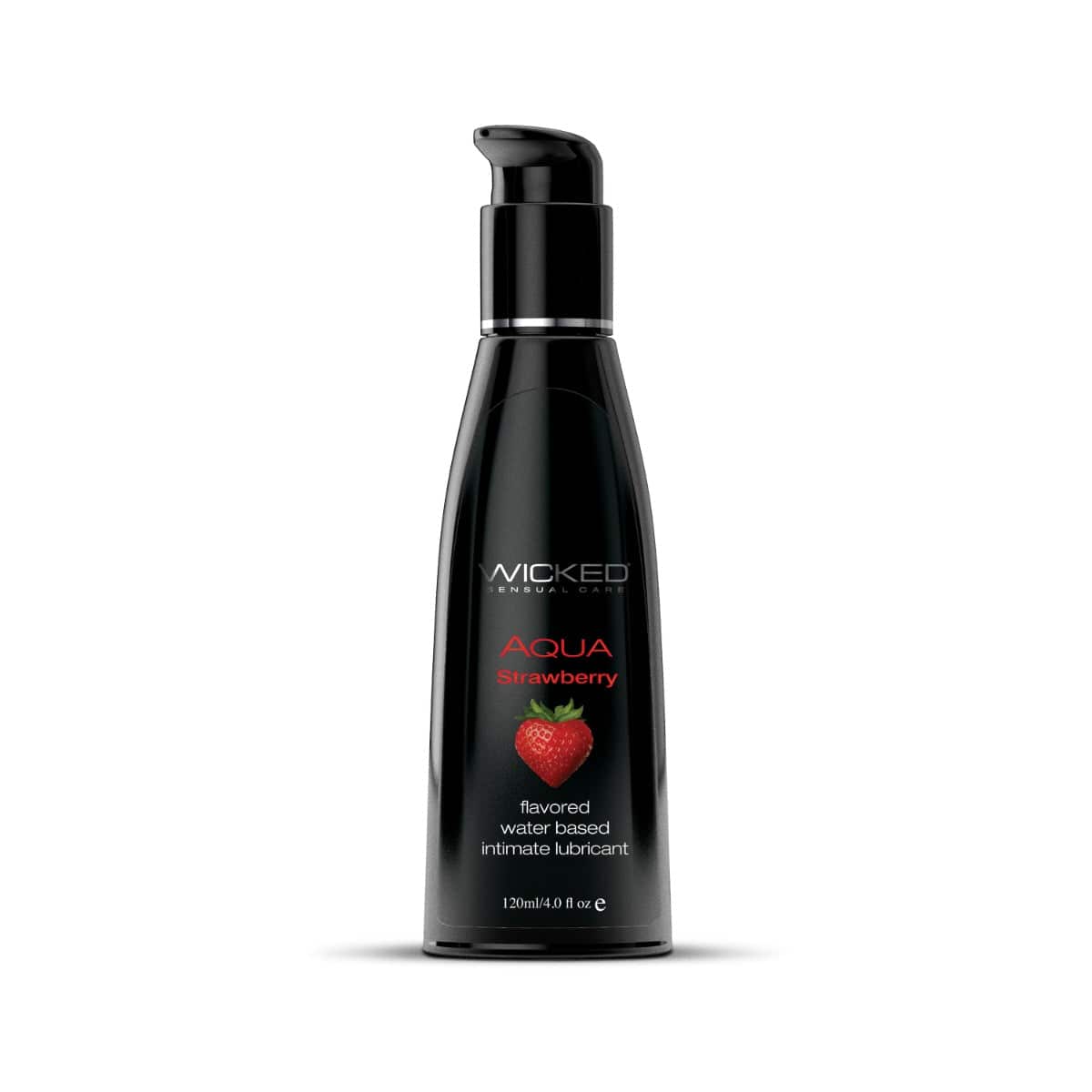 Wicked Sensual Care - Aqua Flavoured Lubricant - Strawberry - 4oz - Stag Shop