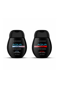 Thumbnail for Wicked Sensual Care - Sensation Kit - Aqua Heat & Chill Water Based Lubricants - Stag Shop