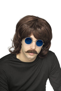 Thumbnail for Rubies Costume Company - 70's Men's Shag Wig - Brown - Stag Shop