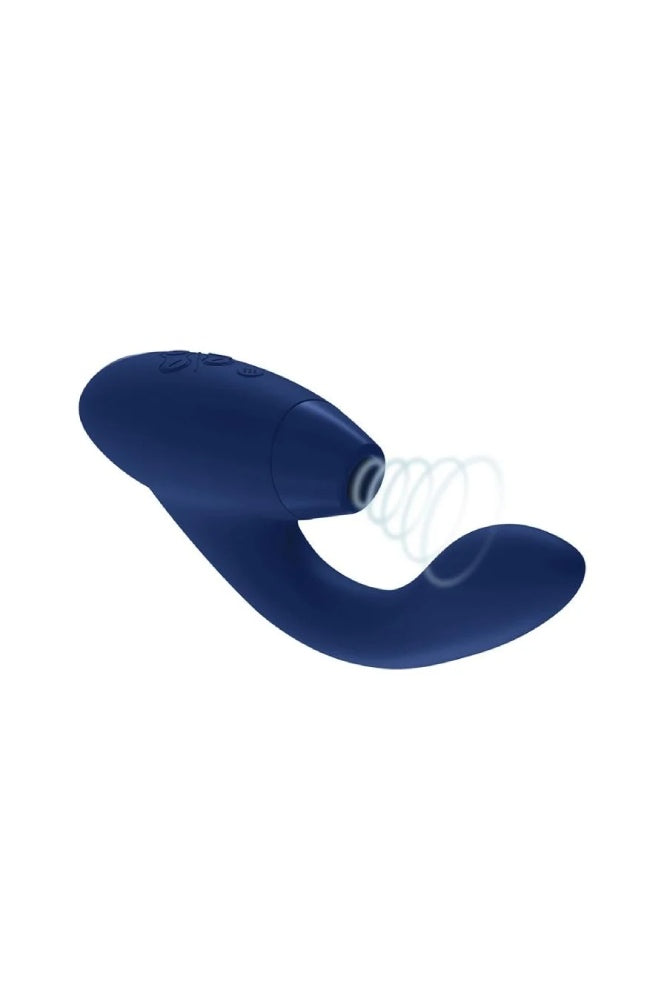 Womanizer - Duo Dual Stimulation Vibrator - Blueberry - Stag Shop