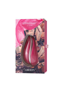 Thumbnail for Womanizer - Liberty Travel Friendly Clitoral Stimulator - Red Wine - Stag Shop
