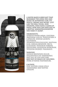 Thumbnail for XR Brands - Master Series - Jizz Water-Based Cum scented Lube - 8.5oz - Stag Shop