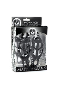 Thumbnail for XR Brands - Master Series - Monarch Noir - Nipple Vice - Black - Stag Shop